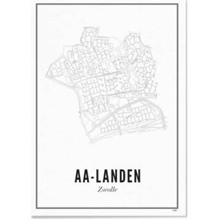 👉 Poster wit Wijck Zwolle AA Landen A3 30 x 40 7448141599565