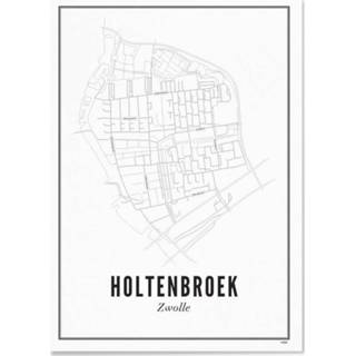 👉 Poster wit Wijck Zwolle Holtenbroek A3 30 x 40 7448141629651