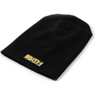 👉 Beanie zwart Faith Black Knit - Muts 8718794295237