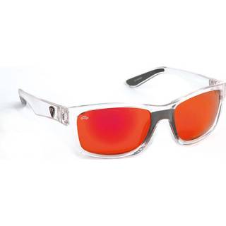 👉 Zonnebril rood grijs Fox Sunglasses - Trans Mirror Red Finish Grey Lense 5055350299715