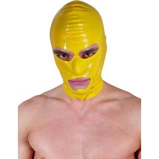 👉 Latex masker One Size zwart 4024144108497