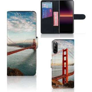 👉 Flipcover Sony Xperia L4 Flip Cover Golden Gate Bridge 8720215226041