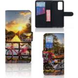 👉 Flipcover Huawei P40 Pro Flip Cover Amsterdamse Grachten 8720215751932