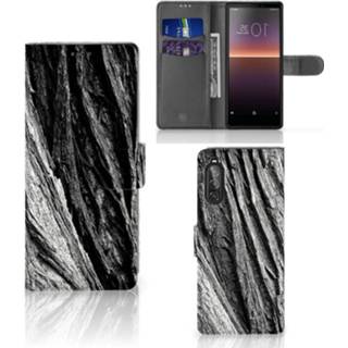 👉 Boomschors grijs Book Style Case Sony Xperia 10 II 8720215781502