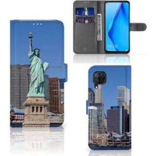👉 Flipcover Huawei P40 Lite Flip Cover Vrijheidsbeeld 8720215844016