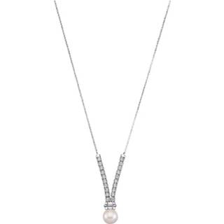 👉 Halsketting wit zilver vrouwen synt zirkonia's Collier AMY VERMONT 4055705414207