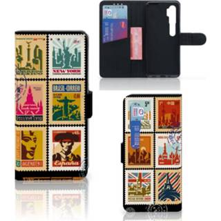 Xiaomi Mi Note 10 Pro Flip Cover Postzegels Flipcover Xiaomi Mi Note 10 Pro Flip Cover Postzegels 8720215964479
