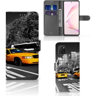 👉 Flipcover Samsung Note 10 Lite Flip Cover New York Taxi 8720215115383