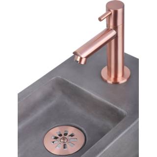 👉 Fonteinset grijs Differnz Ravo - kraan recht beton donkergrijs koper 8712793557839