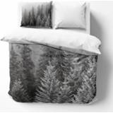 👉 Kussen slop katoen meerkleurig landschap DLC Cold Woods 1-persoons (140 x 200/220 cm + 1 kussensloop) Dekbedovertrek 8719425803982