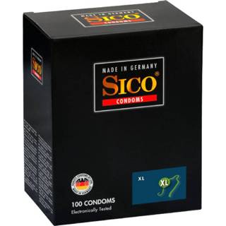 👉 Condoom XL One Size transparant Sico Condooms - 100 Stuks 4013006102582