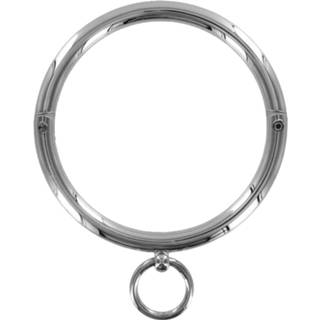👉 Halsband One Size zilver Stalen met ring 848518003492