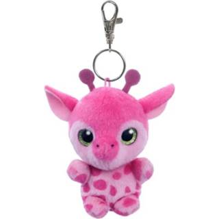👉 Sleutelhanger pluche One Size roze Aurora YooHoo Gina giraf 9 cm 5034566613072