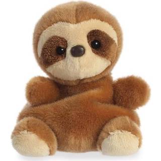 👉 Knuffel bruin pluche One Size Aurora Palm Pals luiaard 13 cm 5034566334786