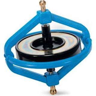 👉 Gyroscoop blauw staal junior Navir Wonder 7,5 cm 2 delig 8719817672356