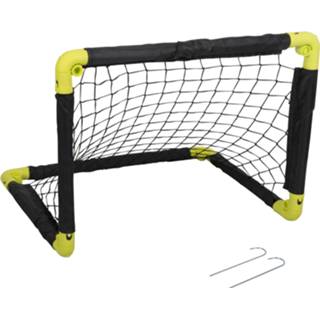 👉 Voetbal doel One Size no color geel zwart Dunlop Voetbaldoel 55 Cm Geel/zwart 8711252133577