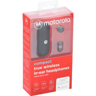 👉 Headset zwart One Size no color Motorola Verve Buds 400 in-ear - draadloos spraakgestuurd tot 12 uur speeltijd 5012786040564