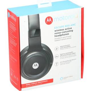 👉 Hoofdtelefoon zwart One Size no color Motorola Escape 800ANC - draadloos Active Noise Cancelling 5012786803688