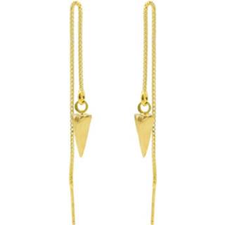 👉 Oorbel zilver vrouwen nederlands Karma Pull Through Doortrek Oorbellen Round Cone