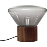 👉 Vloerlamp glas medium bruin Brokis Muffin - Walnoot Rookgrijs 2019000752084