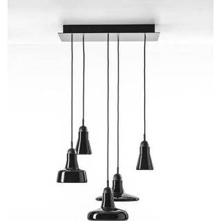 👉 Hanglamp zwart glas Brokis Shadows Set Rectangular - Glanzend 2019003319291