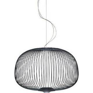 👉 Hanglamp aluminium grijs Foscarini Spokes 3 MyLight - Grafiet 8719638776639