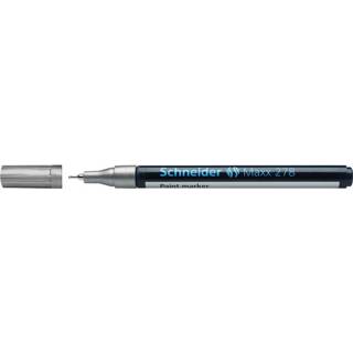 👉 Lakmarker zilver One Size GeenKleur Schneider Maxx 278 0,8mm 4004675009661