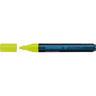 👉 Lakmarker geel One Size GeenKleur Schneider Maxx 270 1-3 mm fluor 4004675009395