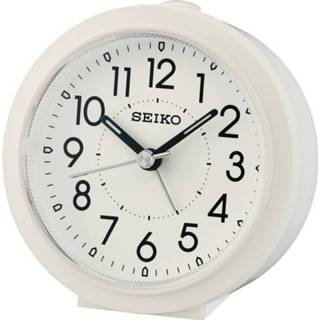 👉 Reiswekker wit One Size no color Seiko QHE174W 8,7 cm 4517228834813