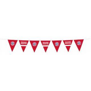 👉 Vlaggenlijn rood PVC kunststof One Size Amscan Bayern München 4 meter 194099002332