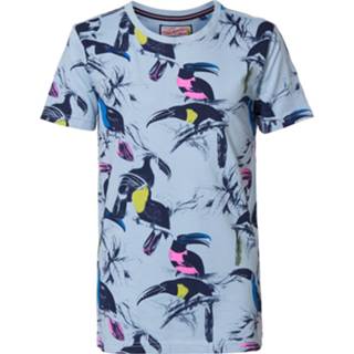 👉 Shirt katoen mannen blauw T-shirt 8720056375274