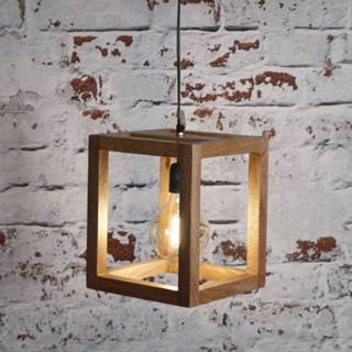 👉 Hanglamp natuurlijke materiaalkleur mangohout Cubik Kay