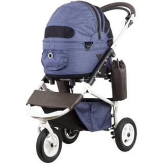 👉 Hondenbuggy blauw active Airbuggy dome2 met rem earth 4580445413574