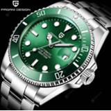 👉 Watch zwart steel PAGANI Design Brand Luxury Men Watches Automatic Black Stainless Waterproof Business Sport Mechanical Wristwatch