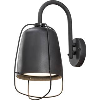 👉 Buitenlamp zwart Konstsmide 'Perugia' Wandlamp, E27 max 60W / 230V, kleur 7318307526752