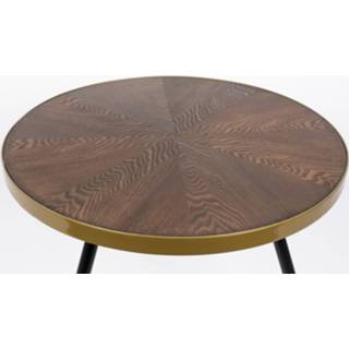 👉 Salon tafel fineer staal ZILT Salontafel 'Solbjørg' 61cm 8718548042452