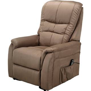 👉 Relax fauteuil modern bruin textiel Home24 Relaxfauteuil Wishart, 4251179904941