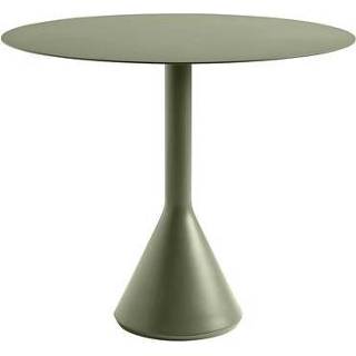 👉 Tafel staal groen HAY Palissade Cone Ø 90 cm