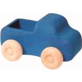 👉 Blauw houten hout klein stuks voertuigen Grimm's vrachtwagen 4048565094207