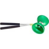 👉 Diabolo donkergroen rubber stuks diabolo's Set Acrobat 105 Dark Green + aluminum hand sticks 5407005157091