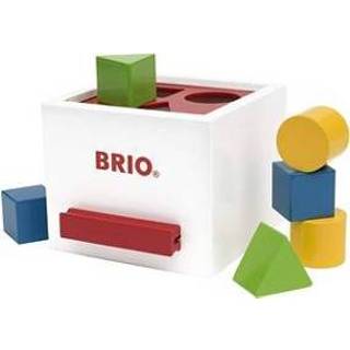 👉 Wit stuks Brio Baby Sorting Box white 7312350302509