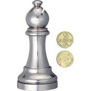 👉 Puzzel zilver stuks IQ puzzels Cast Chess Bishop - silver 5425004736840