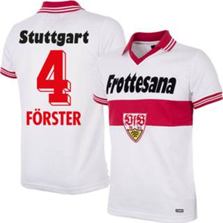 👉 Voetbalshirt m wit VFB Stuttgart Retro 1977-1978 + Förster 4 - 5059067572291
