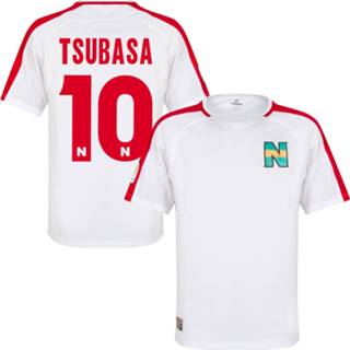 👉 Voetbalshirt wit rood XL Nankatsu SC 2 + Tsubasa 10 - Wit/Rood 5059067572116