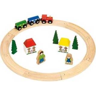 👉 Stuks bigjigs houten treinen My First Train Set 691621090107