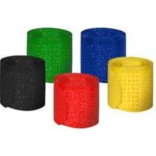 👉 Kabelbinder zwart blauw groen rood geel nylon MediaRange MRCS302 Klittenband Zwart, Blauw, Groen, Rood, 5 stuk( 4260283117475