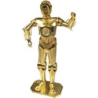 👉 Goud metaal stuks Bouwpakketten Metal Earth Star Wars C-3PO GOLD 32309012705