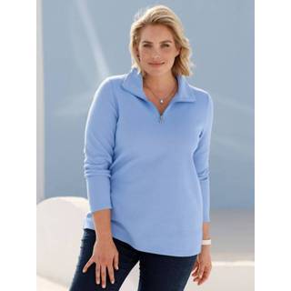 👉 Sweatshirt blauw effen vrouwen perfect voor kantoor m. collection 4055704432868 4055704432943