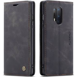 👉 Portemonnee zwart active CaseMe - OnePlus 8 hoesje Wallet Book Case Magneetsluiting 8719793081425
