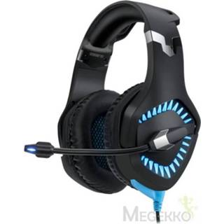 👉 Headset zwart blauw Adesso Xtream G3 Hoofdband Zwart, 783750009560